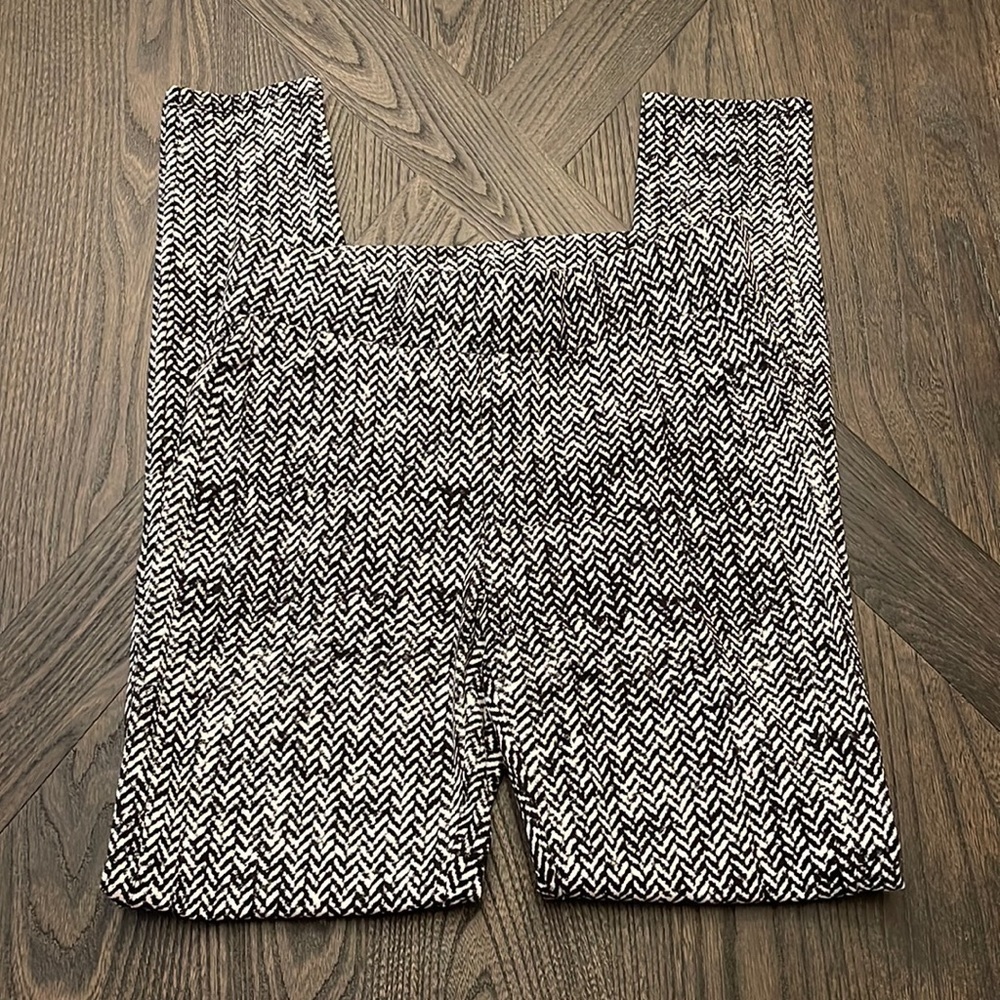 Bar III Black White Leggings Small